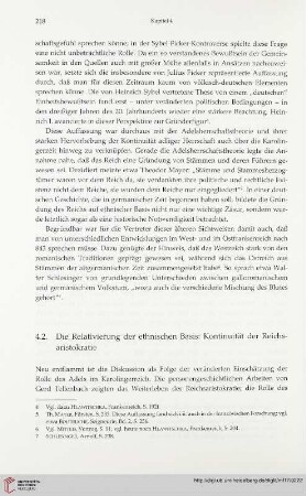 4.2. Die Relativierung der ethnischen Basis: Kontinuität der Reichsaristokratie