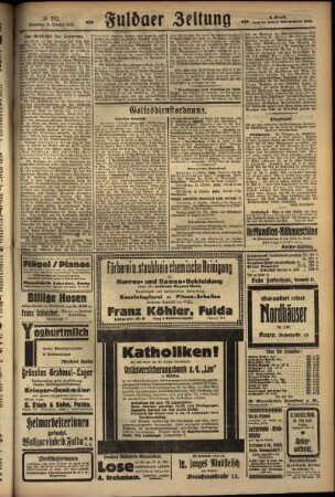 Zweite Ausgabe vom Samstag, den 08. Oktober 1927.