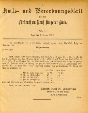 7. Januar-30. Dezember = Nr. 1-52