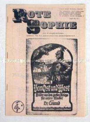 Schülerzeitung "Rote Sophie" des Sophie-Charlotte-Gymnasiums in Berlin (West)