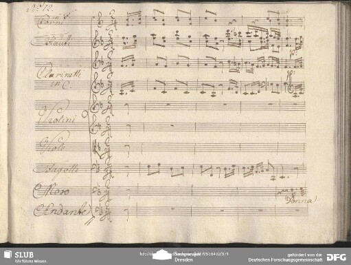 Cavatina: "Donna bianca aver maniera"