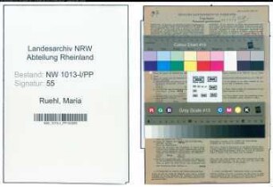 Entnazifizierung Maria Ruehl , geb. 05.01.1904 ()