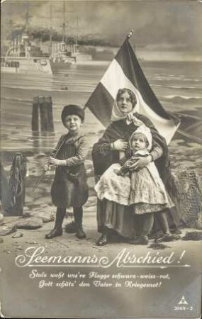 Seemanns Abschied! Stolz weht uns're Flagge [...]