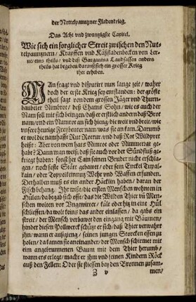 Das Acht und zwantzigste Capitel.