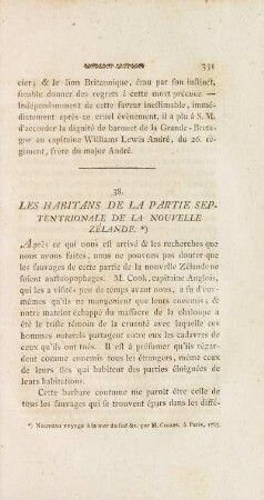 38. Les Habitans De La Partie Septentrionale De La Nouvelle Zélande