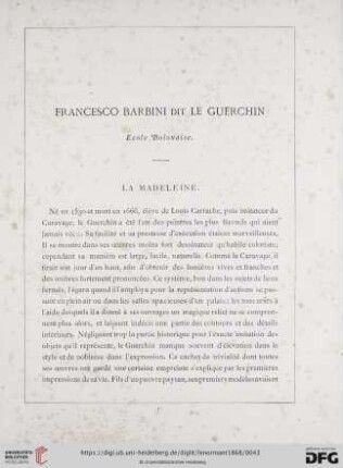 Francesco Barbini dit Le Guerchin
