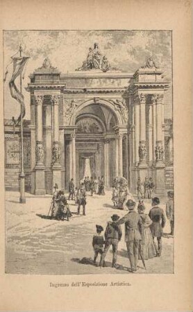 Ingresso dell'Esposizione Artistica