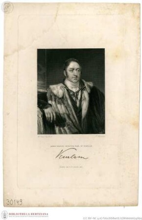 Porträtserie bedeutender englischer Persönlichkeiten, Grimston, James Walter, Earl of Verulam, Porträt