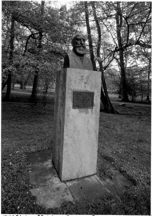 Kurpark, Bildnis Dr. Bircher - Benner; Bad Homburg, Paul-Ehrlich-Weg (Kaiser-Friedrich-Promenade)
