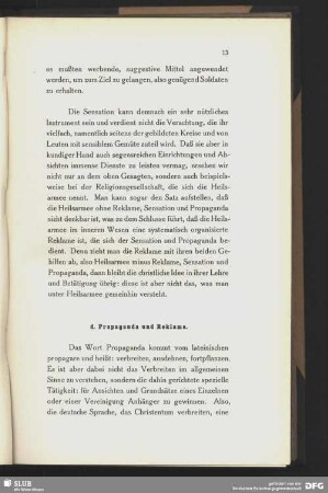 d. Propaganda und Reklame