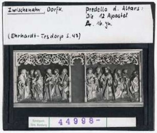 Zwischenahn: Kirche, Predella mit den zwölf Aposteln