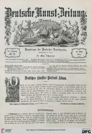 Nr. 12 (22. März 1874)