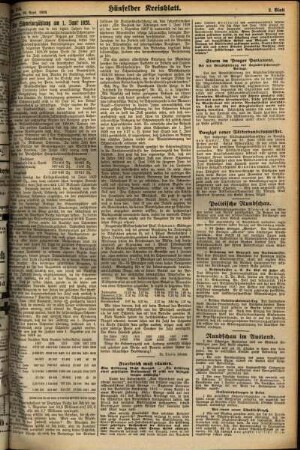 Zweite Ausgabe vom Dienstag, den 25. September 1928.