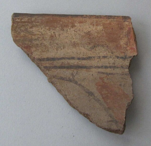 Rim sherd of a clay vessel