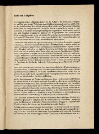 Ziele und Aufgaben
