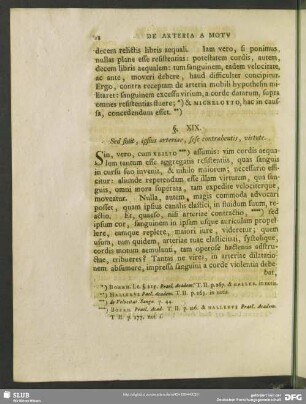 §. XIX. Sed fluit, ipsius arteriae, sese contrahentis, virtute