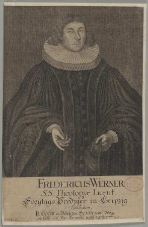 Bildnis des Fridericus Werner