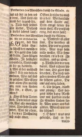 Verderben des Menschen durch die Sünde.
