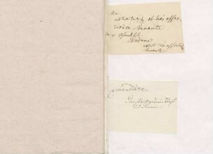 Anreden und Adressen von Schenck von Grafenberg, Christoph von Baden, von Rotberg und von Hauer, vornehmlich von Karoline Luises Hand.