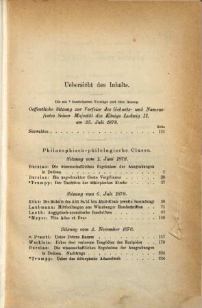 Sitzungsberichte der Bayerischen Akademie der Wissenschaften, Philosophisch-Philologische und Historische Klasse, 1878,2
