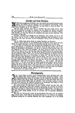 Goethe auf dem Brocken