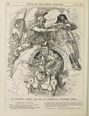 St. Gotthard's Tunnel; or, see the conquering engine comes!