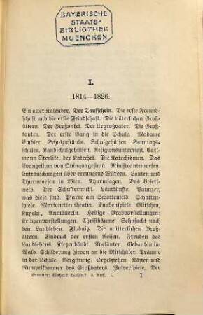 Woher? Wohin? Geschichten, Gedanken, Bilder und Leute aus meinem Leben : Von Sebastian Brunner, 1