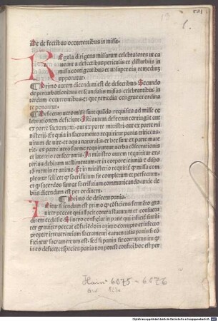 De defectibus occurrentibus in missa