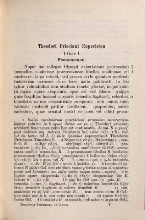 Theodori Prisciani Euporiston libri III : cum physicorum fragmento et additamentis Pseudo-Theodoreis