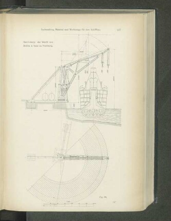 Derrickkran der Werft von Blohm & Voss zu Hamburg.