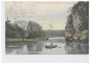 Donautal beim fürstlichen Park und Amalienfelsen bei Inzigkofen