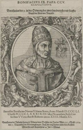 Bildnis von Papst Bonifacius IX.