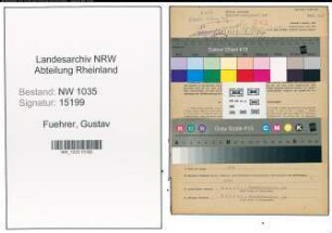 Entnazifizierung Gustav Fuehrer , geb. 03.01.1908 (Werkmeister)