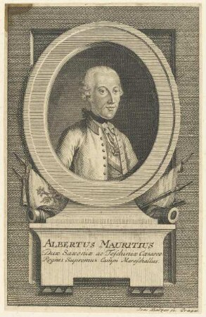 Bildnis des Albertus Mauritius, Dux Saxoniae ac Teschiniae