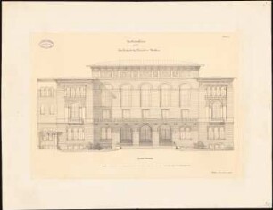 Gesellschaftshaus, Breslau: Gartenfassade