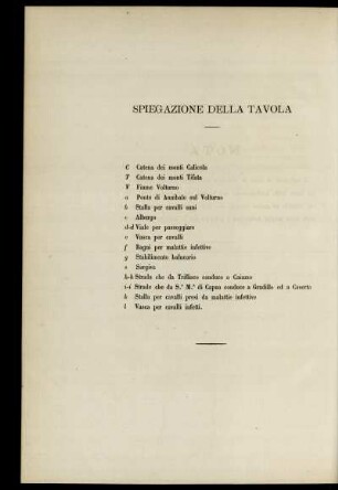 Spiegazione Della Tavola