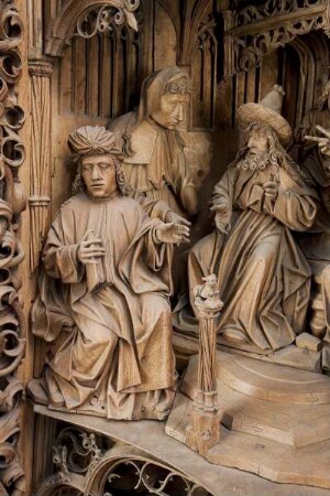 Sieben-Schmerzen-Altar — Die sieben Schmerzen Mariä — Der zwölfjährige Jesus im Tempel