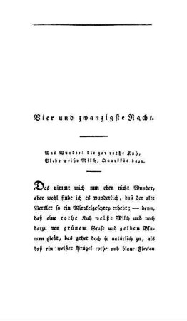 Vier und zwanzigste Nacht