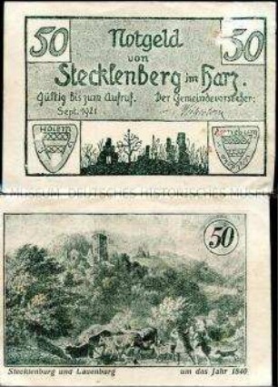 Stecklenberg 50 Pfennig