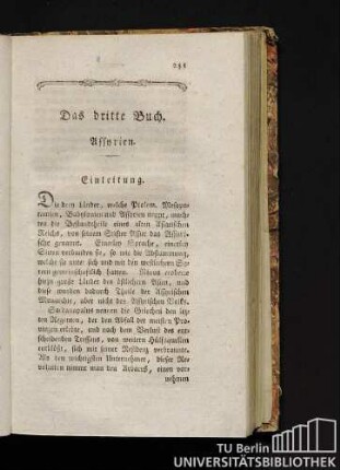 Das dritte Buch. Assyrien.