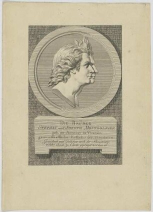 Doppelbildnis Stephan und Joseph Montgolfier