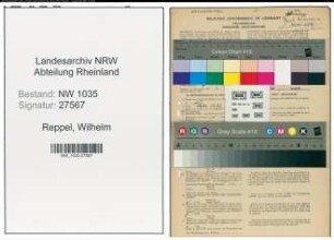 Entnazifizierung Wilhelm Reppel , geb. 06.02.1881 (Bergmann)