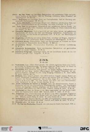 Zinn (Nr. 410-416)