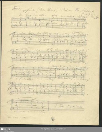 Frühlingsglaube - Mus.11302-H-515,2 : Coro fanciulli - G; RMWV 410