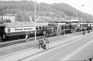 Waldshut: Rheingold-Salonwagen u.a. DB Fahrzeuge