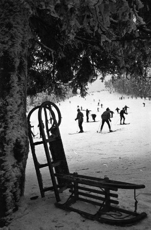 Skifahren im Schwarzwald.