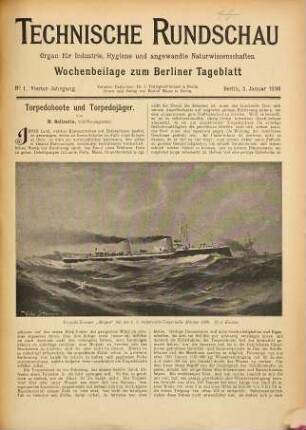 Technische Rundschau : Wochenschrift. 4. 1898