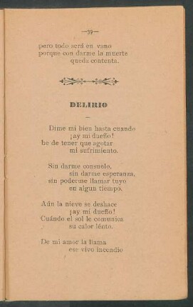 Delirio