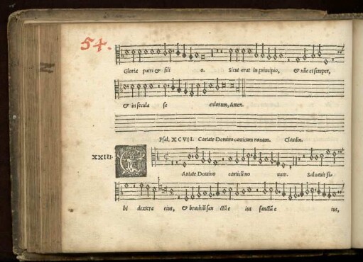 23. [= 54.] Cantate Domino canticum novum