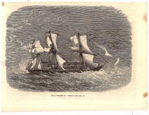 H.M.S. "Pylades" in a squall